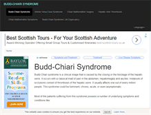 Tablet Screenshot of buddchiarisyndrome.org